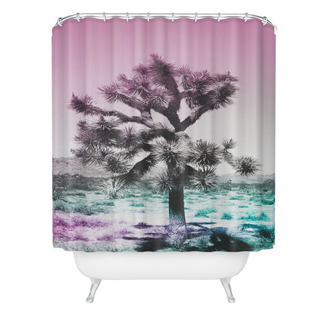 Ann Hudec Joshua Tree Ultraviolet Shower Curtain