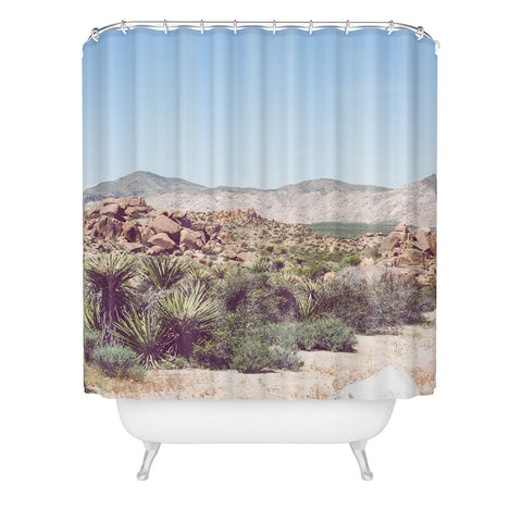 Ann Hudec Joshua Tree Vista Shower Curtain