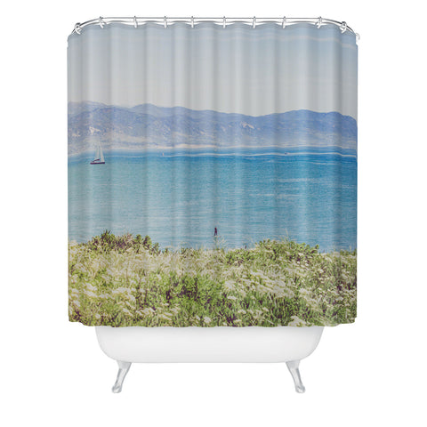 Ann Hudec Morning in Santa Barbara Shower Curtain