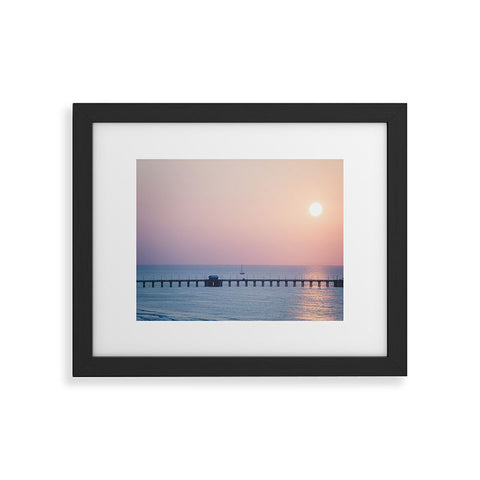 Ann Hudec Morning Sail x Florida Coast Framed Art Print