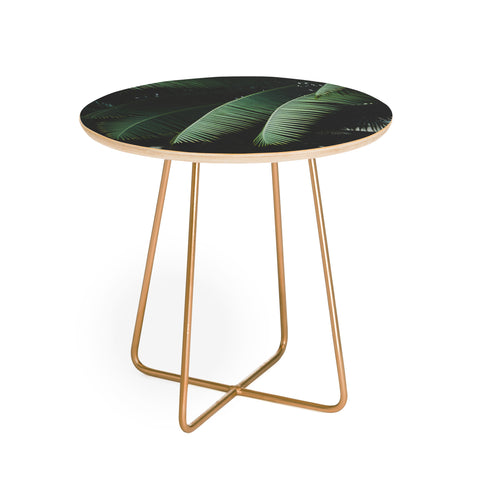 Ann Hudec Night in the Tropics Round Side Table