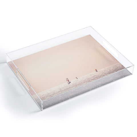 Ann Hudec Ocean Blush Acrylic Tray