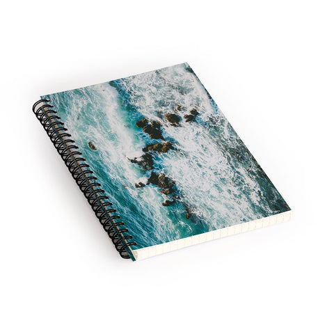 Ann Hudec Palos Verdes Surf Spiral Notebook