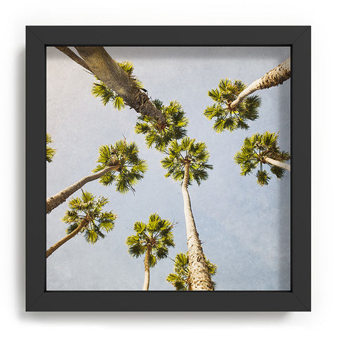 Ann Hudec Paradise Palm Trees Recessed Framing Square