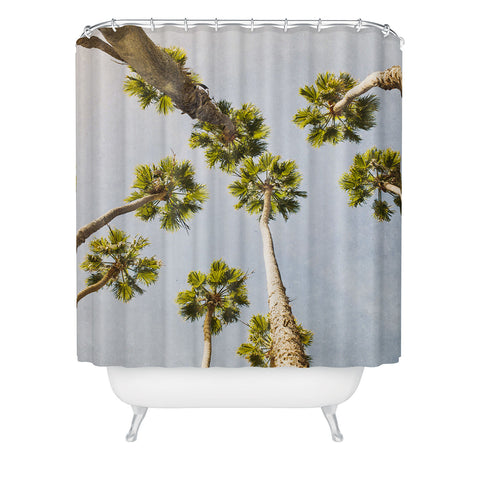 Ann Hudec Paradise Palm Trees Shower Curtain
