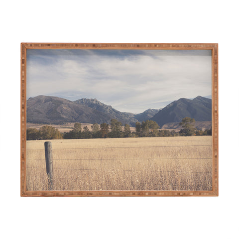 Ann Hudec Paradise Valley Montana Rectangular Tray