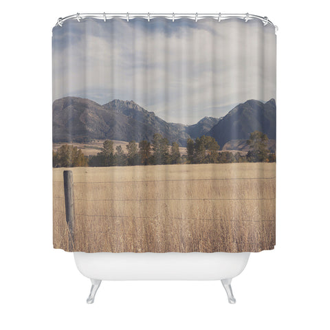 Ann Hudec Paradise Valley Montana Shower Curtain