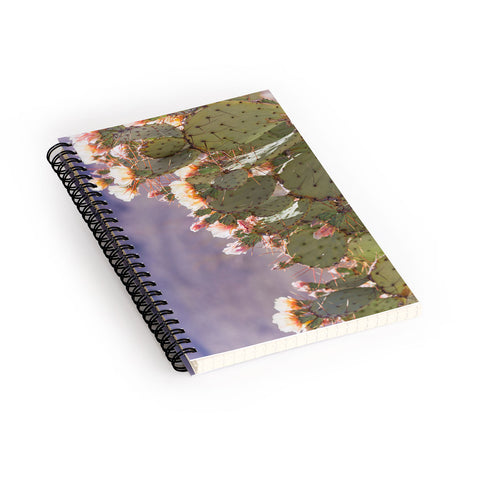 Ann Hudec Prickly Pear Blooms I Spiral Notebook