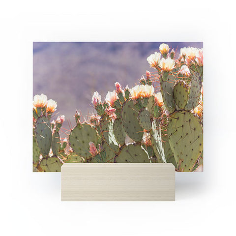 Ann Hudec Prickly Pear Cactus Blooms Mini Art Print