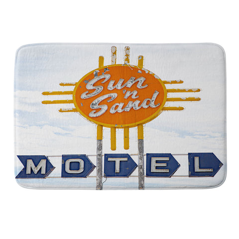 Ann Hudec Route 66 Sun n Sand Motel Memory Foam Bath Mat