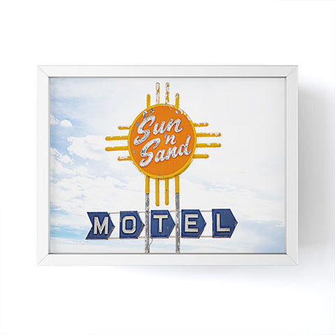 Ann Hudec Route 66 Sun n Sand Motel Framed Mini Art Print
