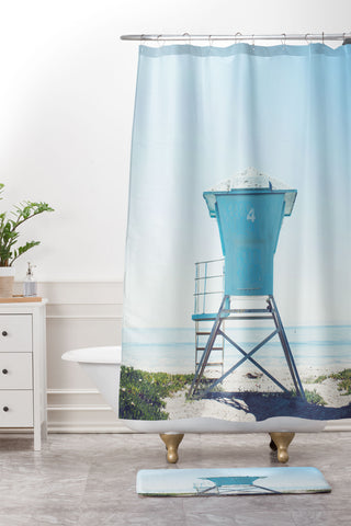 Ann Hudec Santa Barbara Morning Shower Curtain And Mat