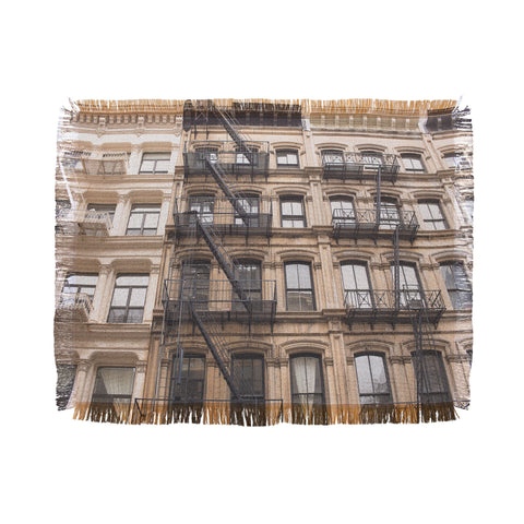 Ann Hudec SoHo NYC Throw Blanket