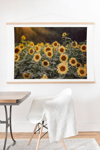 Ann Hudec Sunflower Morning Art Print And Hanger