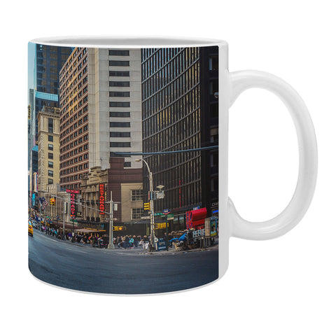 Ann Hudec Sunset Over 7th Ave NYC Coffee Mug