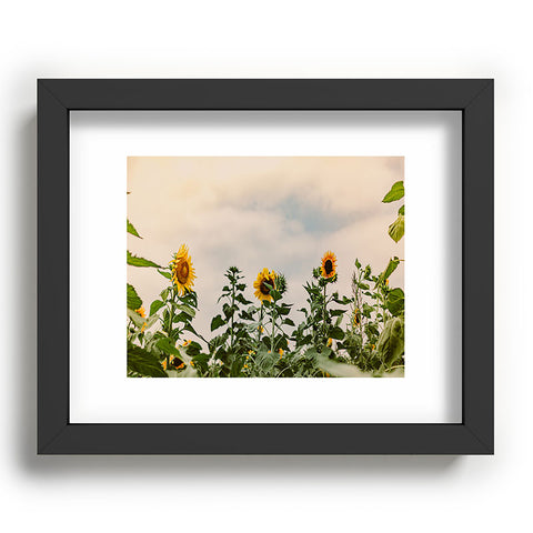 Ann Hudec Texas Sunflower Field Recessed Framing Rectangle