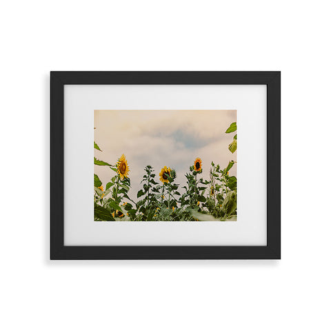 Ann Hudec Texas Sunflower Field Framed Art Print