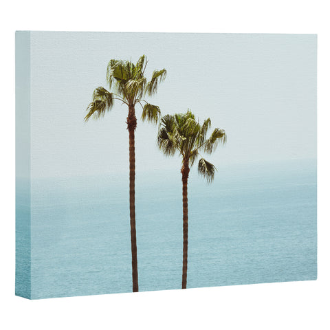 Ann Hudec Two Palms x Laguna Beach Vista Art Canvas