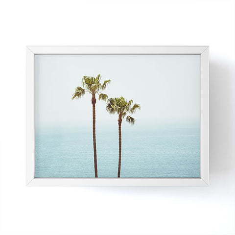Ann Hudec Two Palms x Laguna Beach Vista Framed Mini Art Print