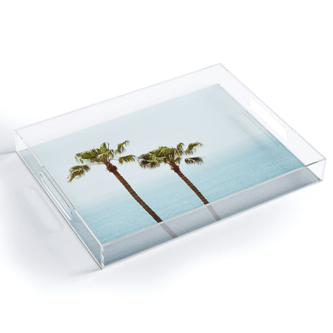 Ann Hudec Two Palms x Laguna Beach Vista Acrylic Tray