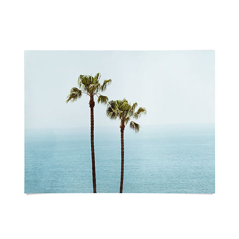 Ann Hudec Two Palms x Laguna Beach Vista Poster