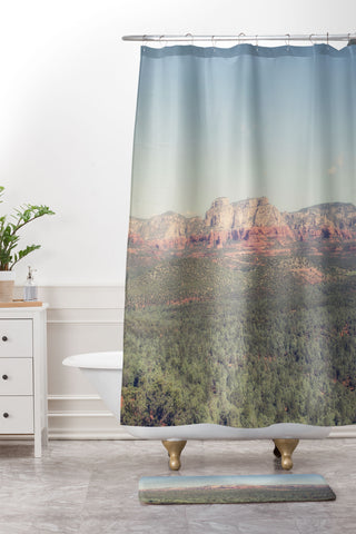 Ann Hudec Under Desert Skies Shower Curtain And Mat