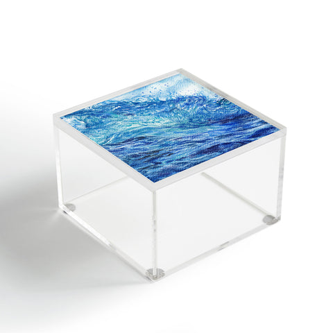 Anna Shell Blue wave Acrylic Box