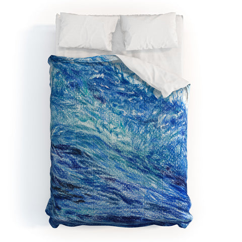 Anna Shell Blue wave Comforter
