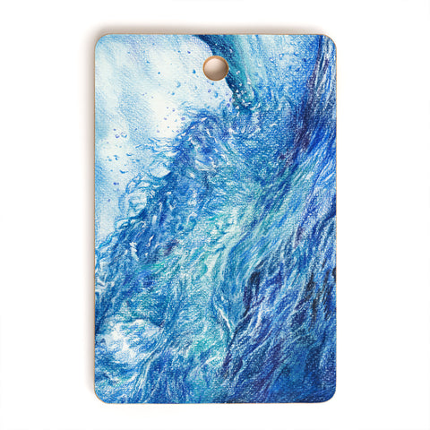 Anna Shell Blue wave Cutting Board Rectangle