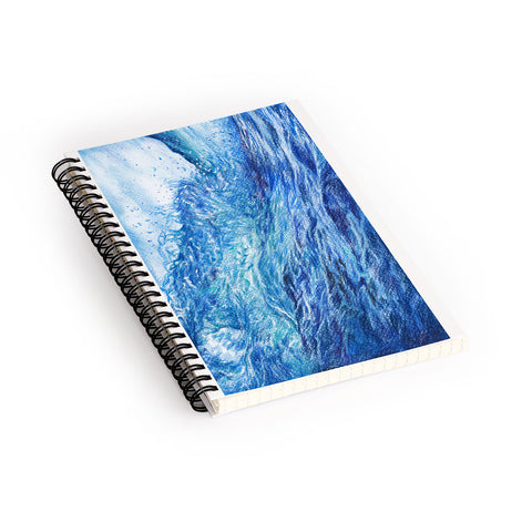 Anna Shell Blue wave Spiral Notebook
