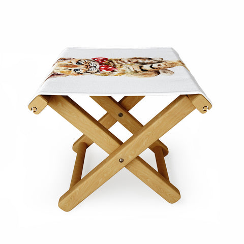 Anna Shell Bobcat cub Folding Stool