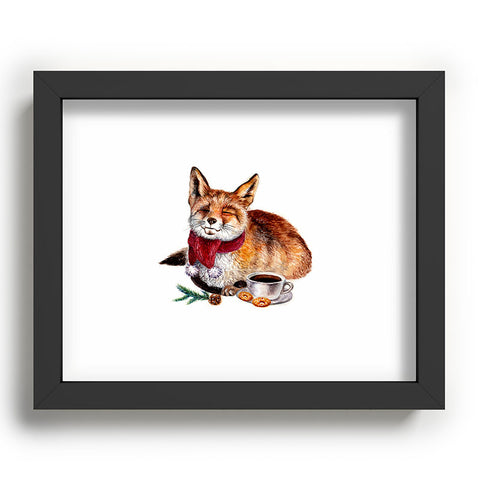 Anna Shell Coffee Fox Recessed Framing Rectangle