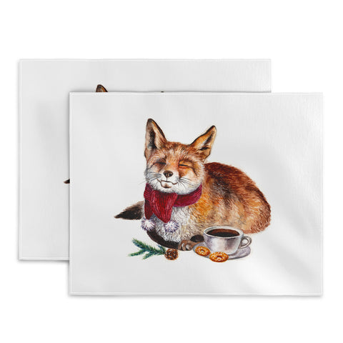 Anna Shell Coffee Fox Placemat