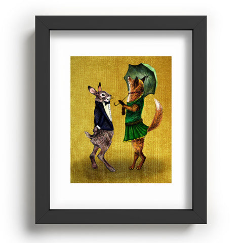 Anna Shell Fox and Hare Recessed Framing Rectangle