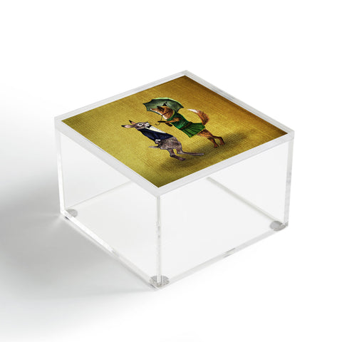 Anna Shell Fox and Hare Acrylic Box