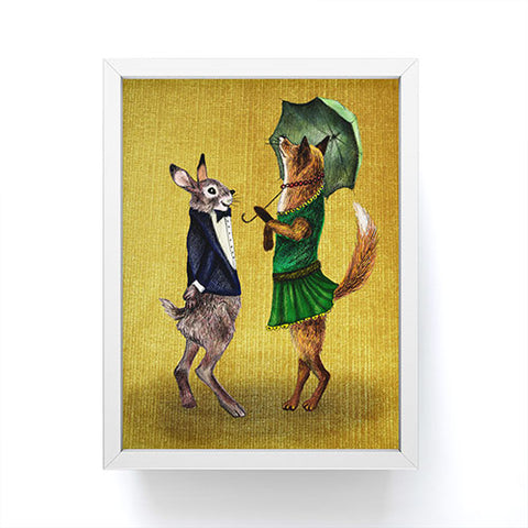 Anna Shell Fox and Hare Framed Mini Art Print