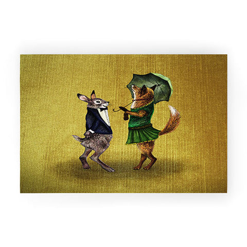 Anna Shell Fox and Hare Welcome Mat