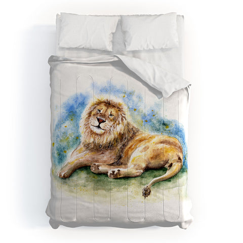 Anna Shell Lazy lion Comforter