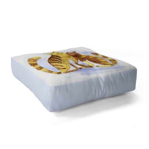 Anna Shell Love cats Floor Pillow Square