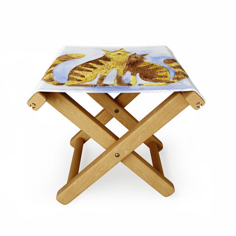 Anna Shell Love cats Folding Stool