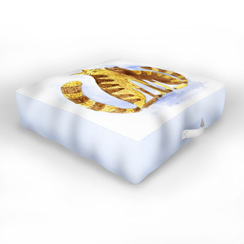 Anna Shell Love cats Outdoor Floor Cushion