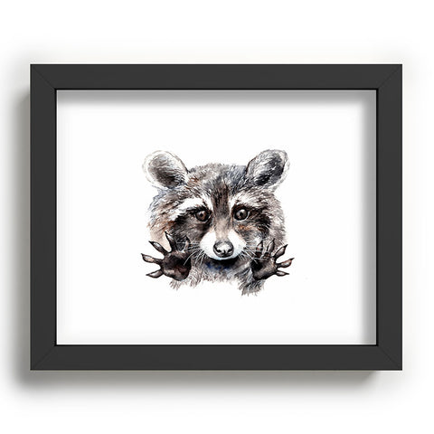 Anna Shell Magic raccoon Recessed Framing Rectangle