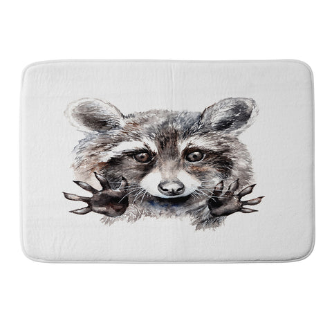 Anna Shell Magic raccoon Memory Foam Bath Mat