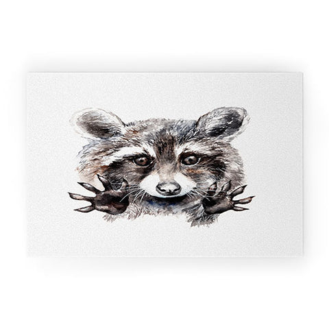 Anna Shell Magic raccoon Welcome Mat