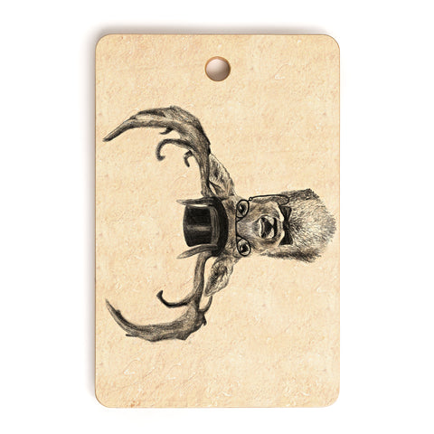 Anna Shell Mr Deer Cutting Board Rectangle