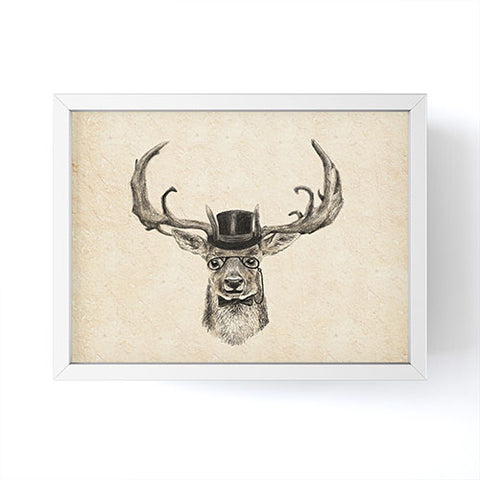 Anna Shell Mr Deer Framed Mini Art Print