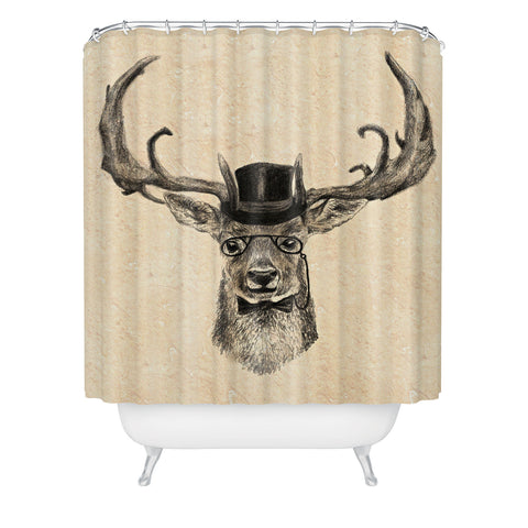 Anna Shell Mr Deer Shower Curtain