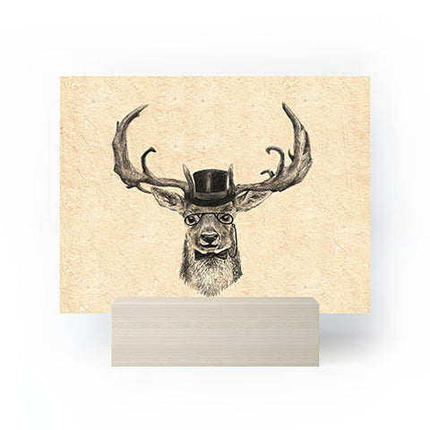 Anna Shell Mr Deer Mini Art Print