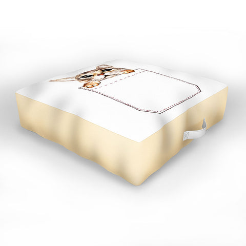 Anna Shell Pocket cat Outdoor Floor Cushion