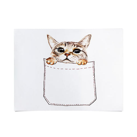 Anna Shell Pocket cat Poster